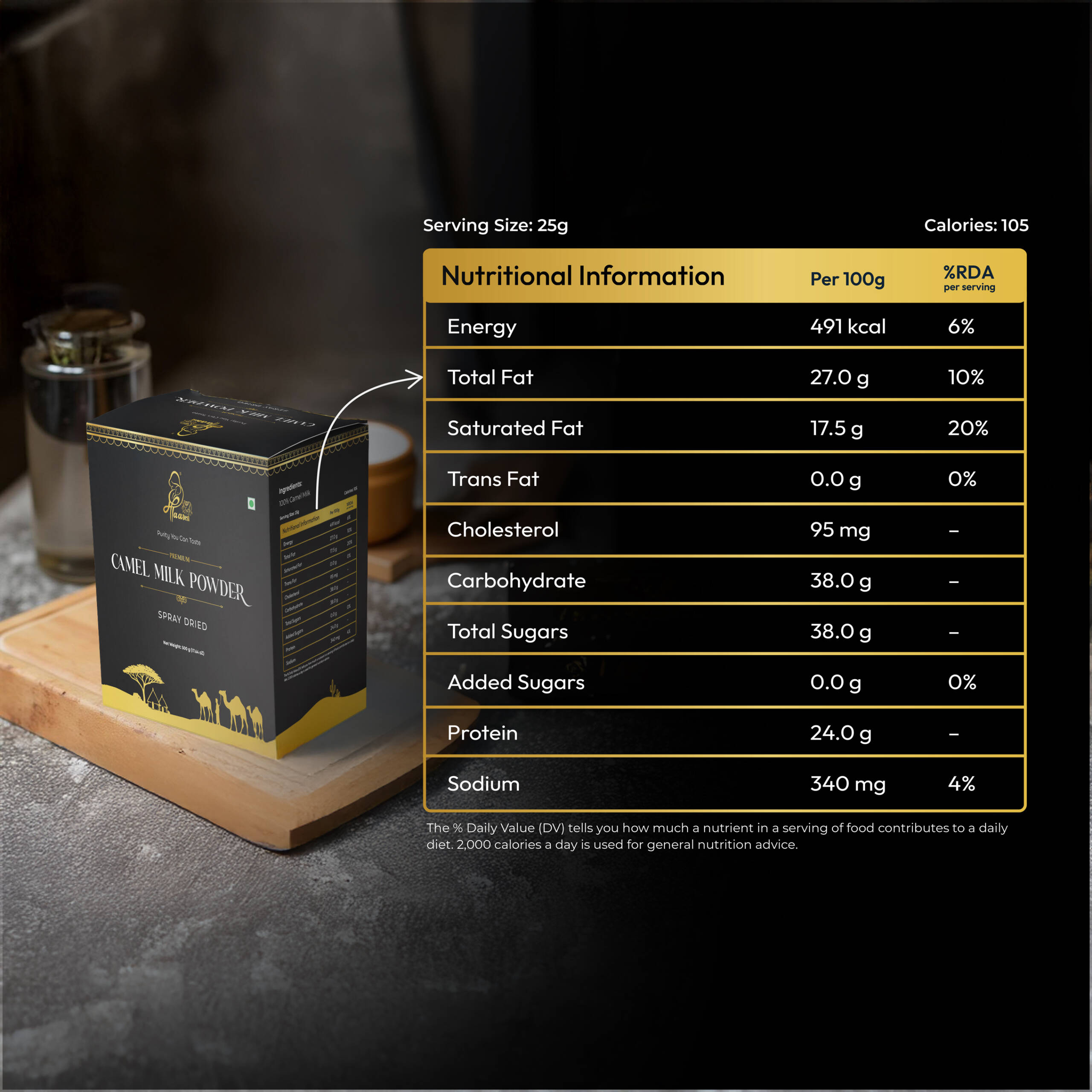 Maa Camel Milk Powder (Spray Dried) - Image 3